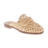 Layce Cognac Raffia Slip on Shoe