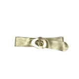 Leather Belt - Gold