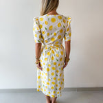 Lemon Print Summer Dress