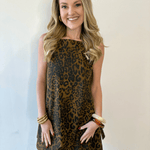 Leopard Print Mini Dress