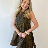 Leopard Print Mini Dress