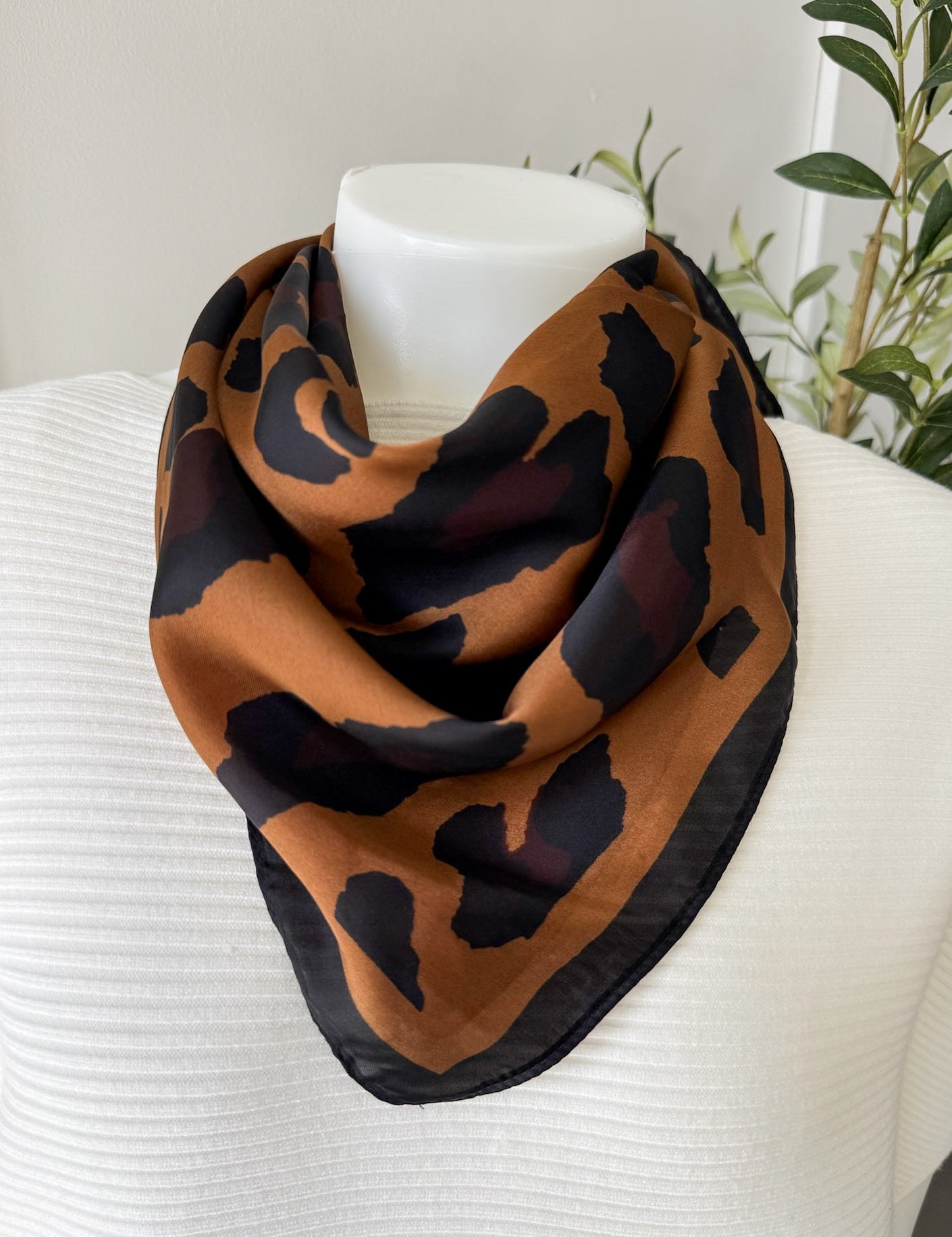 Leopard Print Scarf