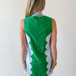 Lettie Sunkist Dress - Green/Blue