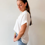 Lightweight Button Down Shirt - White