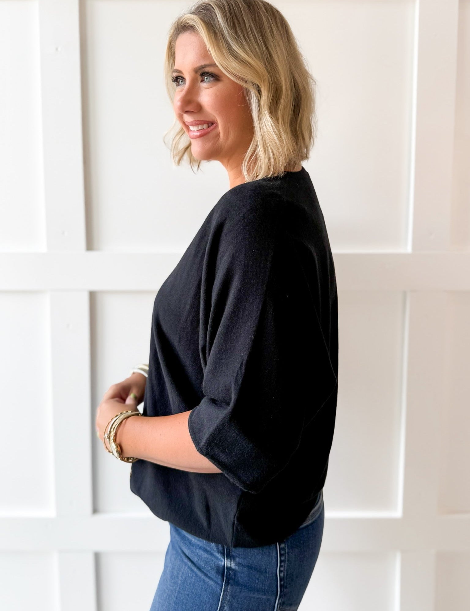 Lightweight Comfy Top - Black