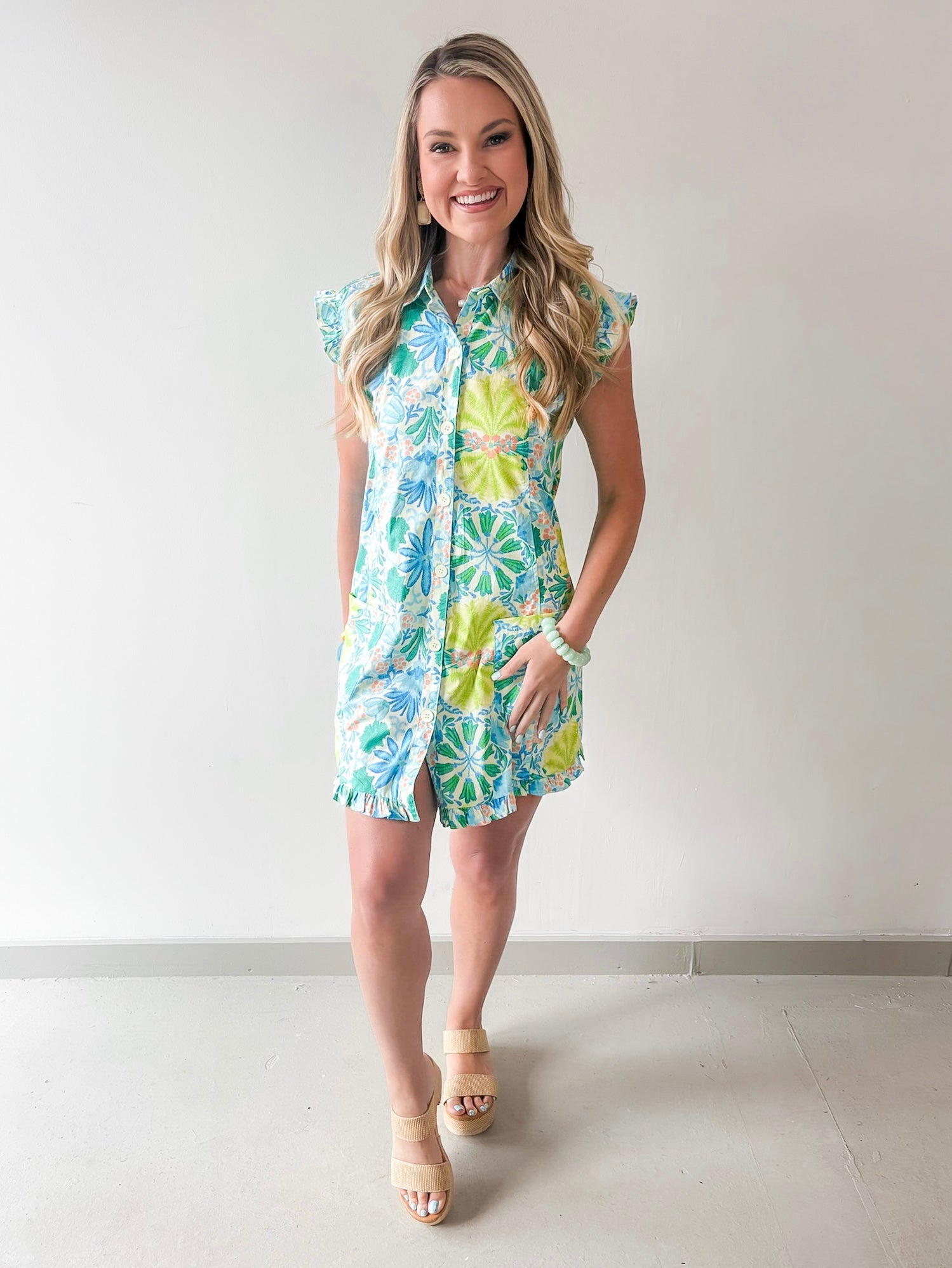 Lina Multi Print Dress