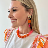 Linear Square Earrings