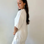 Linen Collared Shirt - Ivory