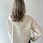 Linen Cropped Shirt - Natural