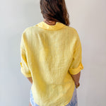 Linen Roll Tab Shirt