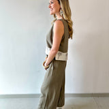 Linen Tank & Pant Set
