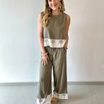 Linen Tank & Pant Set