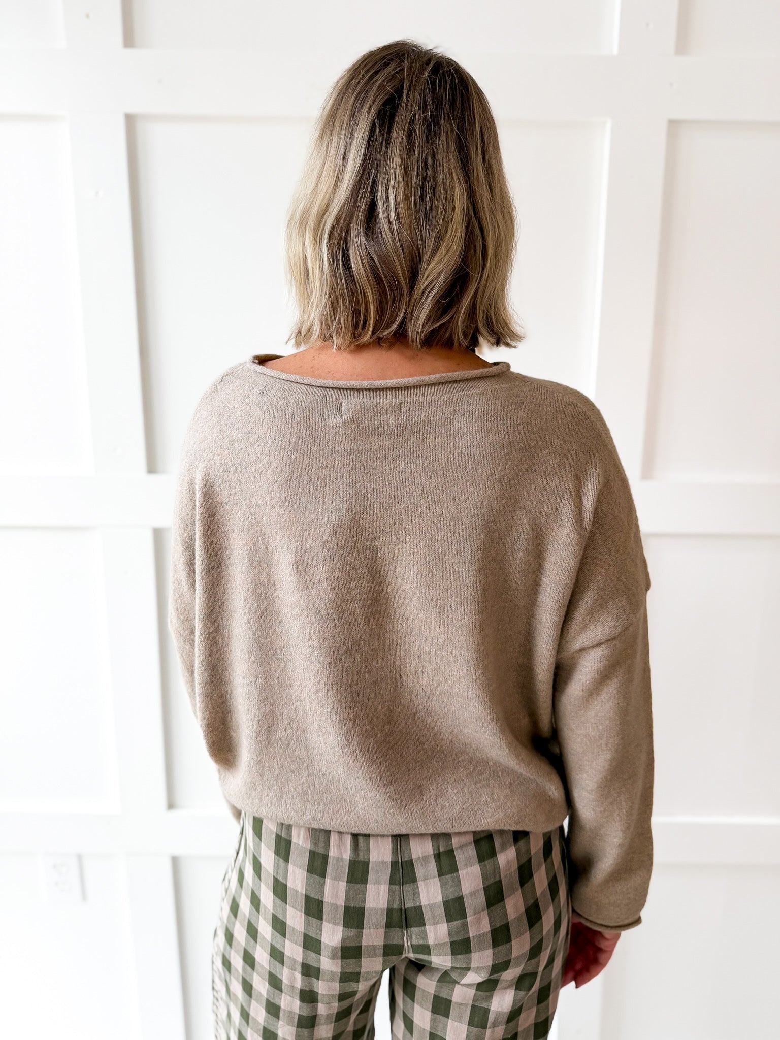 Little Friends Duck Sweater - Mocha