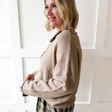 Little Friends Duck Sweater - Mocha