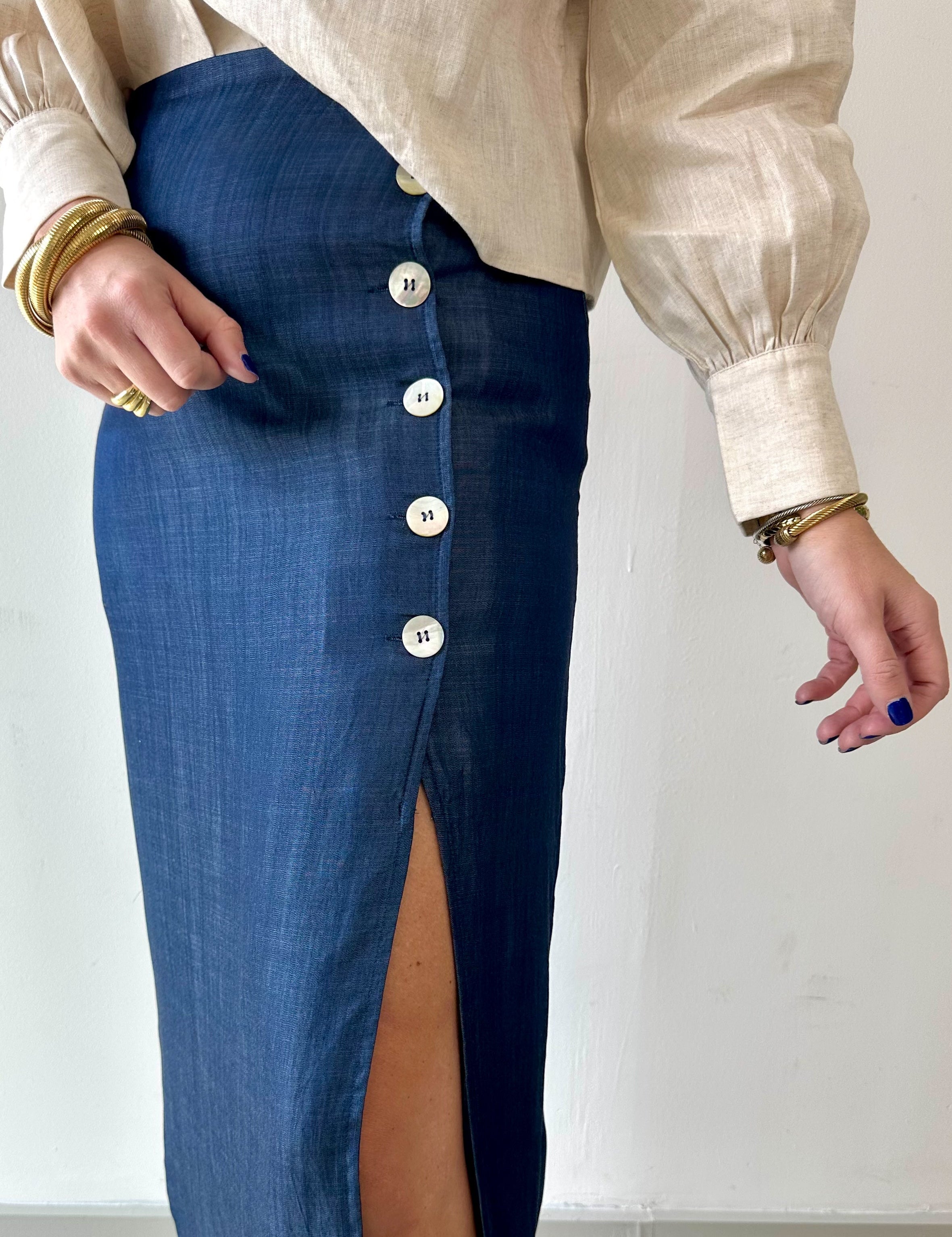 Long Side Slit Skirt