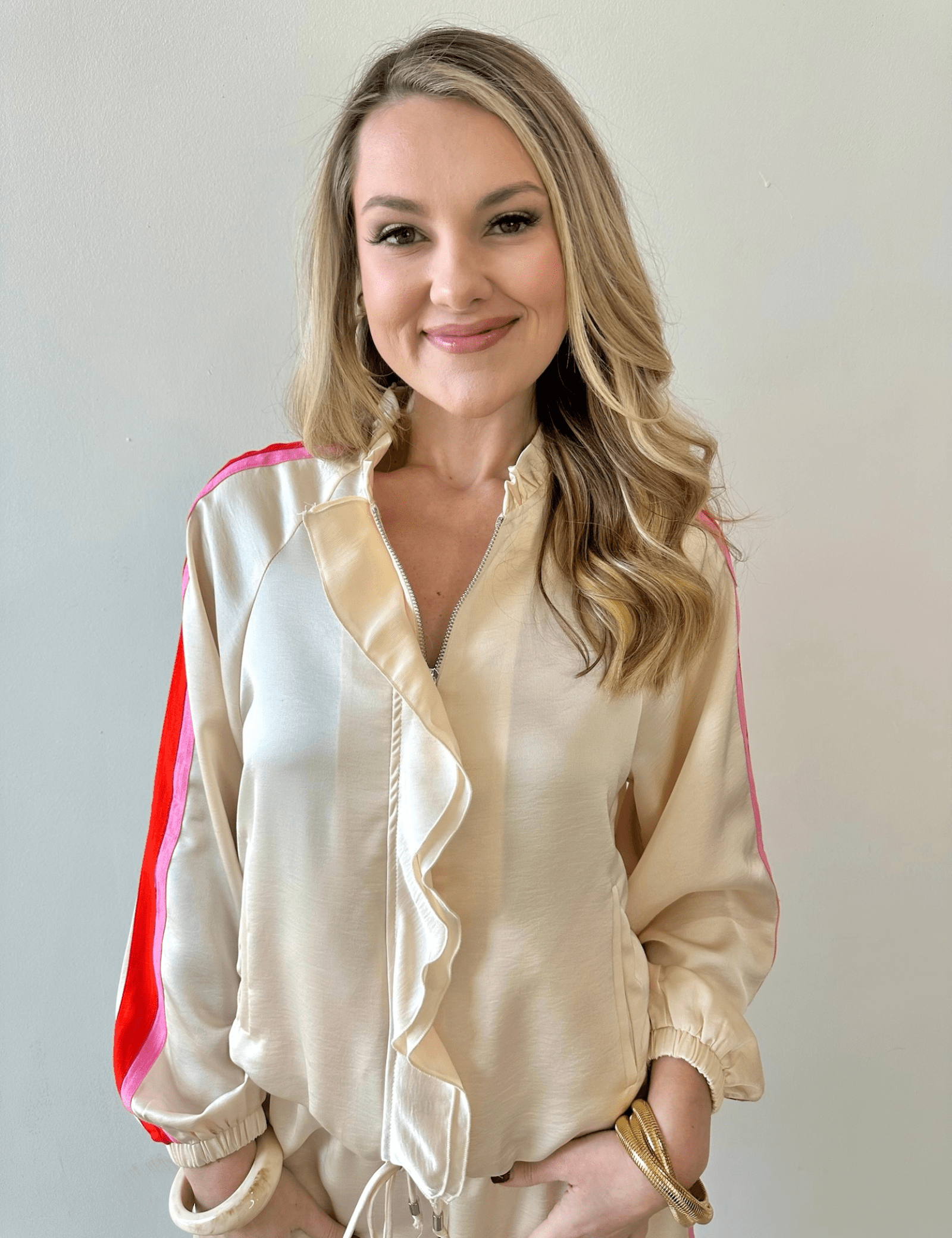 Long Sleeve Track Suit Jacket