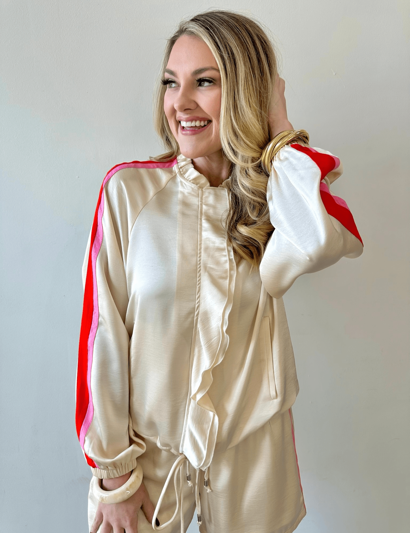 Long Sleeve Track Suit Jacket