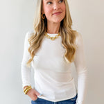 Long Sleeved Top - Ivory