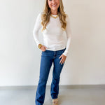 Long Sleeved Top - Ivory