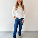Long Sleeved Top - Ivory