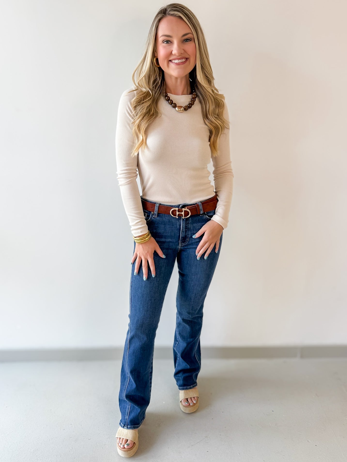 Long Sleeved Top - Oatmilk
