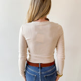Long Sleeved Top - Oatmilk
