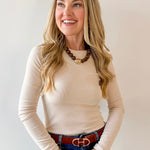 Long Sleeved Top - Oatmilk