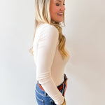Long Sleeved Top - Oatmilk