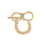 Luca Toggle Chain Bracelet - 22K Gold