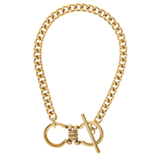 Lyla Toggle Chain Necklace - 22K Gold