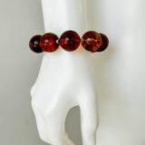 Mable Stone Bead Bracelet Light Tortoise