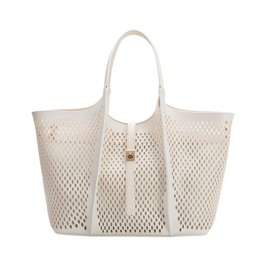 Malia Laser Cut Vegan Tote