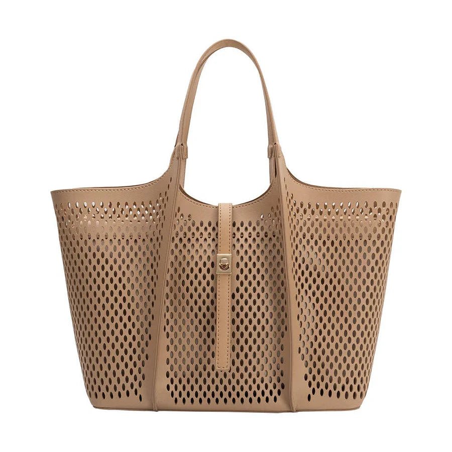 Malia Laser Cut Vegan Tote