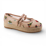 Mary Jane Mesh Floral