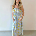 Miranda Sky Blue Maxi Dress