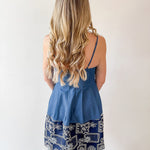 Mixed Media Strap Dress