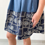 Mixed Media Strap Dress