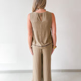 Mocha Top & Pant Set