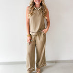 Mocha Top & Pant Set