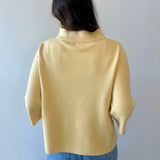 Mock Neck Pull Over Bell Sleeve Sweater