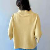 Mock Neck Pull Over Bell Sleeve Sweater