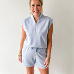 Modal Blend Zip Top & Short Set