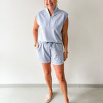 Modal Blend Zip Top & Short Set