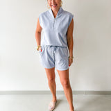 Modal Blend Zip Top & Short Set