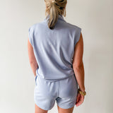 Modal Blend Zip Top & Short Set