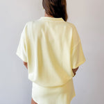 Modal Poly Piping Top & Short Set