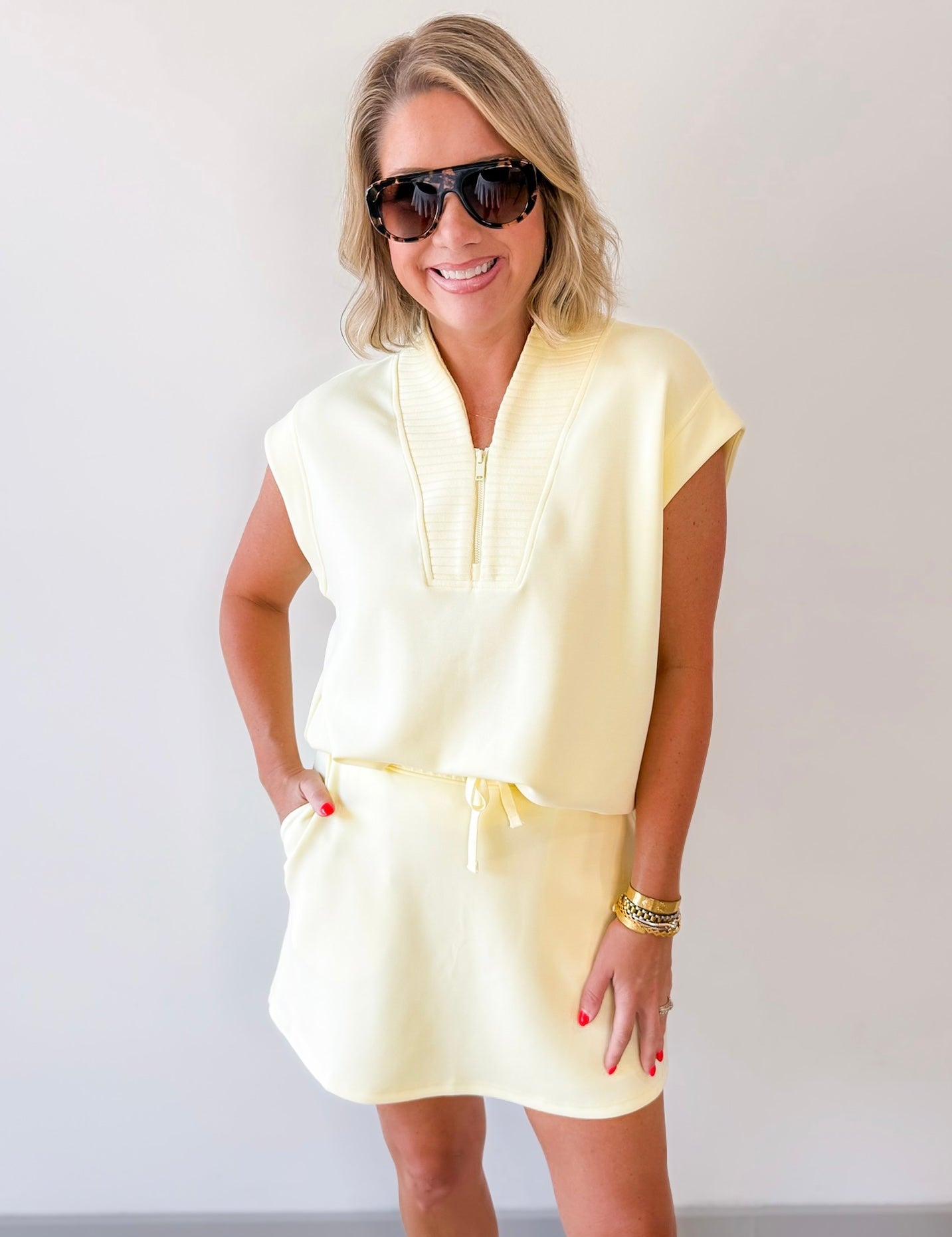 Modal Poly Spantop & Skort set