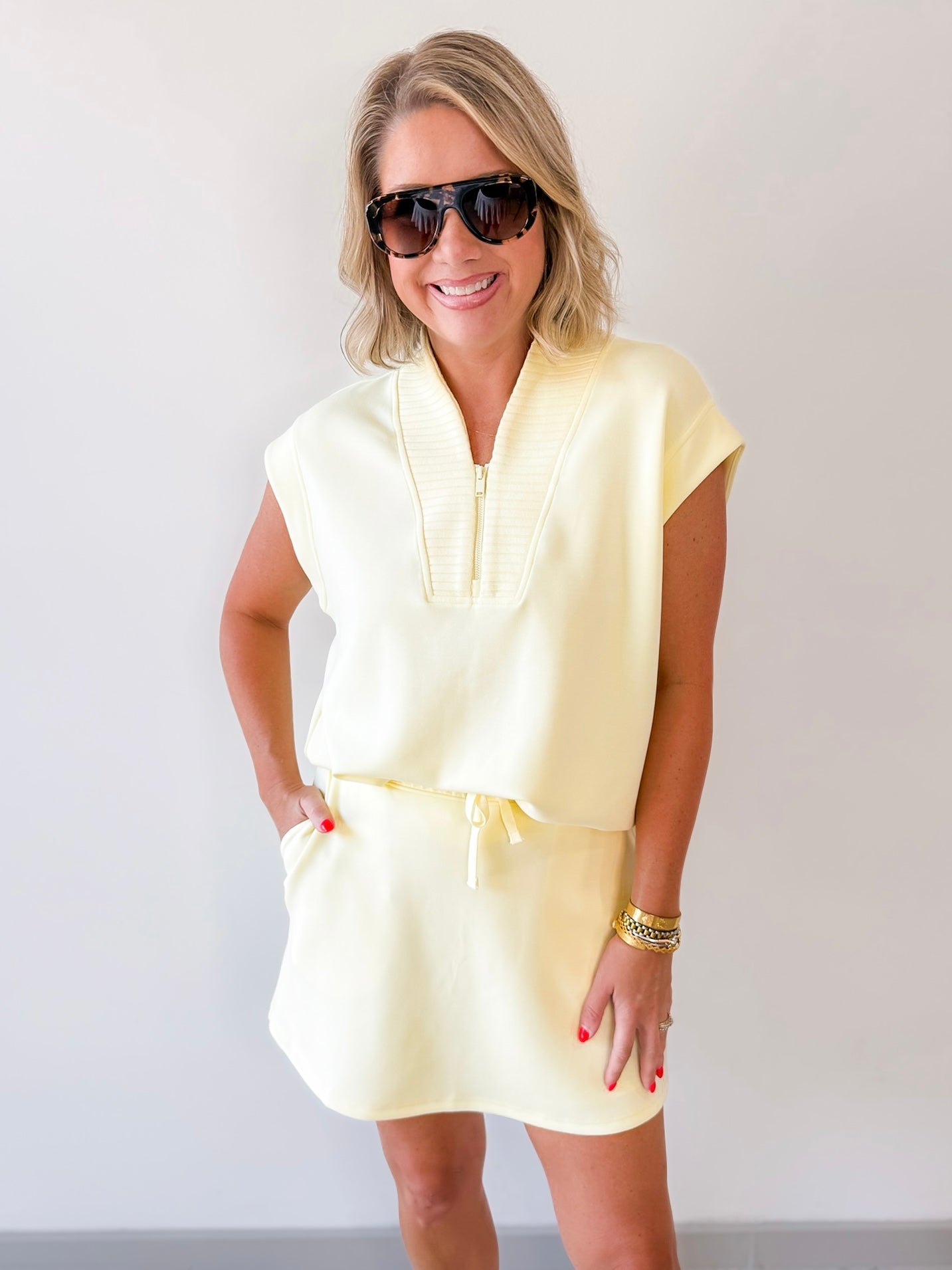 Modal Poly Spantop & Skort set