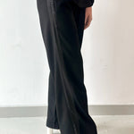 Modal Satin Side Stripe Wide Leg Pant