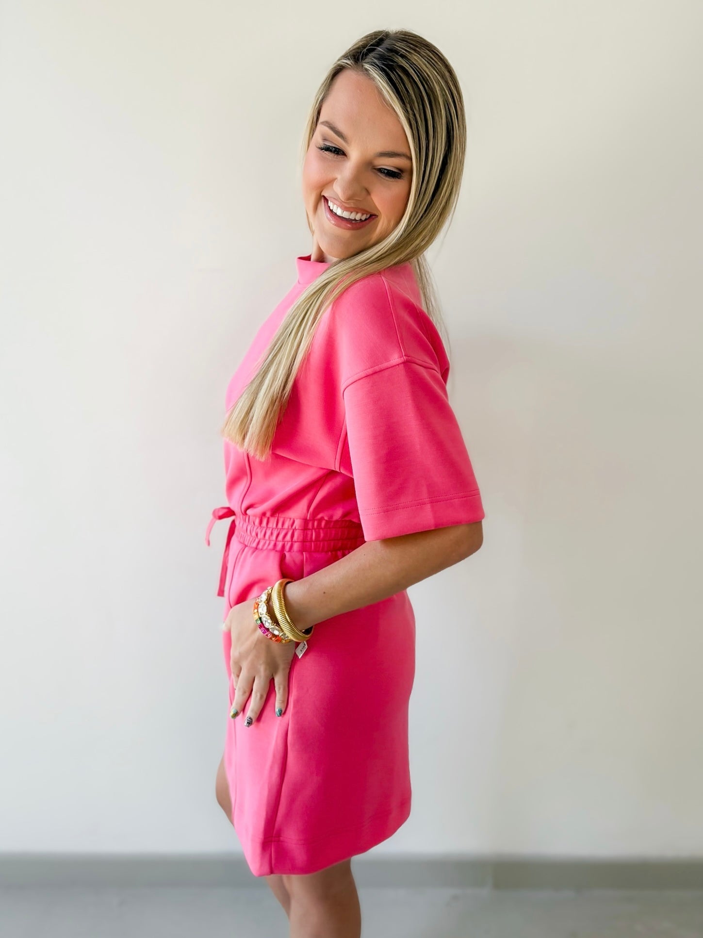 Modal Span Mini Dress